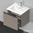 Duravit D-NEO 510x402 mm-es 1 fiókos függesztett szekrény 233653XXX mosdóhoz,Basalt Matt Decor DE426004343