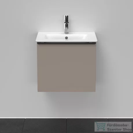 Duravit D-NEO 510x402 mm-es 1 fiókos függesztett szekrény 233653XXX mosdóhoz,Basalt Matt Decor DE426004343