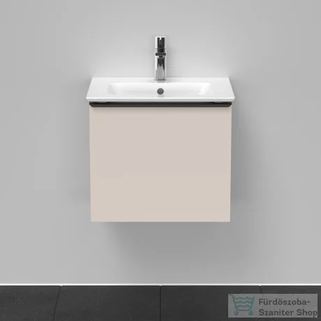 Duravit D-NEO 510x402 mm-es 1 fiókos függesztett szekrény 233653XXX mosdóhoz,Taupe Matt Decor DE426009191