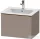 Duravit D-NEO 61x46,2 cm-es, 1 fiókos függesztett szekrény szálcsiszolt bronz fogantyúval, 233663XXX mosdóhoz, matt bazalt DE4261004430000