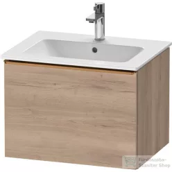   Duravit D-NEO 61x46,2 cm-es, 1 fiókos függesztett szekrény szálcsiszolt bronz fogantyúval, 233663XXX mosdóhoz, márványos tölgy DE4261004550000
