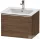 Duravit D-NEO 61x46,2 cm-es, 1 fiókos függesztett szekrény króm fogantyúval, 233663XXX mosdóhoz, matt sötét dió DE4261010210000