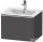 Duravit D-NEO 61x46,2 cm-es, 1 fiókos függesztett szekrény króm fogantyúval, 233663XXX mosdóhoz, matt grafit DE4261010490000
