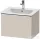 Duravit D-NEO 61x46,2 cm-es, 1 fiókos függesztett szekrény króm fogantyúval, 233663XXX mosdóhoz, matt taupe DE4261010910000