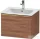 Duravit D-NEO 61x46,2 cm-es, 1 fiókos függesztett szekrény polírozott arany hatású fogantyúval, 233663XXX mosdóhoz, matt dió DE4261034790000