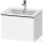 Duravit D-NEO 61x46,2 cm-es, 1 fiókos függesztett szekrény rozsdamentes acél hatású fogantyúval, 233663XXX mosdóhoz, matt fehér DE4261070180000