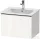 Duravit D-NEO 61x46,2 cm-es, 1 fiókos függesztett szekrény rozsdamentes acél hatású fogantyúval, 233663XXX mosdóhoz, fényes fehér DE4261070220000