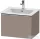 Duravit D-NEO 61x46,2 cm-es, 1 fiókos függesztett szekrény rozsdamentes acél hatású fogantyúval, 233663XXX mosdóhoz, matt bazalt DE4261070430000