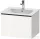 Duravit D-NEO 61x46,2 cm-es, 1 fiókos függesztett szekrény fekete fogantyúval, 233663XXX mosdóhoz, fényes fehér DE42610BD220000
