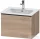 Duravit D-NEO 61x46,2 cm-es, 1 fiókos függesztett szekrény fekete fogantyúval, 233663XXX mosdóhoz, márványos tölgy DE42610BD550000