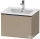 Duravit D-NEO 61x46,2 cm-es, 1 fiókos függesztett szekrény fekete fogantyúval, 233663XXX mosdóhoz, matt len DE42610BD750000