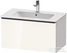 Duravit D-NEO 810x462 mm-es 1 fiókos alsószekrény 233683,234583,vagy 234683 mosdóhoz,White High Gloss Decor DE426202222