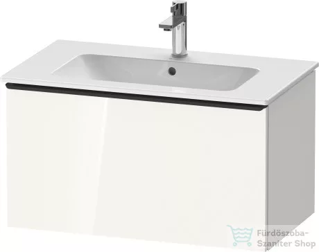 Duravit D-NEO 810x462 mm-es 1 fiókos alsószekrény 233683,234583,vagy 234683 mosdóhoz,White High Gloss Decor DE426202222