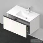Duravit D-NEO 810x462 mm-es 1 fiókos alsószekrény 233683,234583,vagy 234683 mosdóhoz,White High Gloss Decor DE426202222
