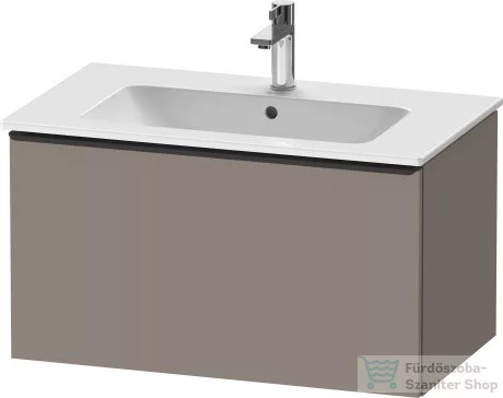 Duravit D-NEO 810x462 mm-es 1 fiókos alsószekrény 233683,234583,vagy 234683 mosdóhoz,Basalt Matt Decor DE426204343