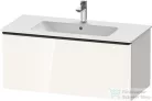 Duravit D-NEO 1010x462 mm-es 1 fiókos alsószekrény 233610 mosdóhoz,White High Gloss Decor DE426302222