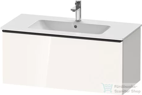 Duravit D-NEO 1010x462 mm-es 1 fiókos alsószekrény 233610 mosdóhoz,White High Gloss Decor DE426302222