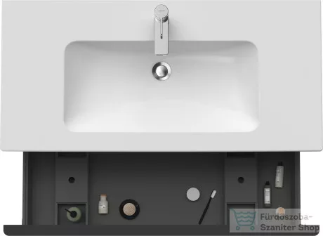Duravit D-NEO 1010x462 mm-es 1 fiókos alsószekrény 233610 mosdóhoz,White High Gloss Decor DE426302222