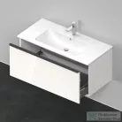 Duravit D-NEO 1010x462 mm-es 1 fiókos alsószekrény 233610 mosdóhoz,White High Gloss Decor DE426302222