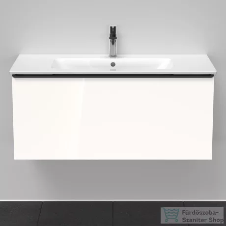Duravit D-NEO 1010x462 mm-es 1 fiókos alsószekrény 233610 mosdóhoz,White High Gloss Decor DE426302222