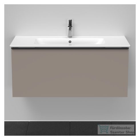 Duravit D-NEO 1010x462 mm-es 1 fiókos alsószekrény 233610 mosdóhoz,Basalt Matt Decor DE426304343