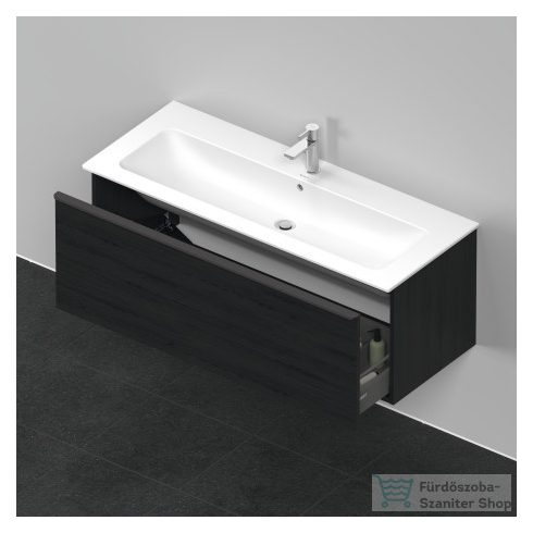 Duravit D-NEO 1210x462 mm-es 1 fiókos alsószekrény 233612,vagy 236112 mosdóhoz,Black Oak DE426401616