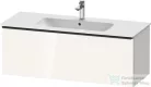 Duravit D-NEO 1210x462 mm-es 1 fiókos alsószekrény 233612,vagy 236112 mosdóhoz,White High Gloss Decor DE426402222