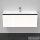 Duravit D-NEO 1210x462 mm-es 1 fiókos alsószekrény 233612,vagy 236112 mosdóhoz,White High Gloss Decor DE426402222