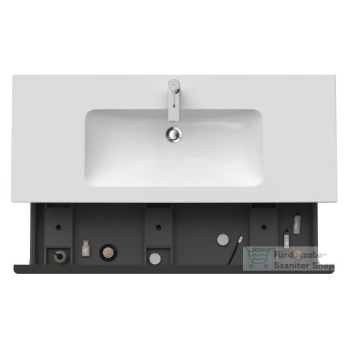 Duravit D-NEO 1210x462 mm-es 1 fiókos alsószekrény 233612,vagy 236112 mosdóhoz,Graphite Matt Decor DE426404949