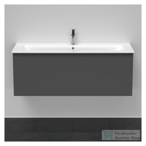 Duravit D-NEO 1210x462 mm-es 1 fiókos alsószekrény 233612,vagy 236112 mosdóhoz,Graphite Matt Decor DE426404949