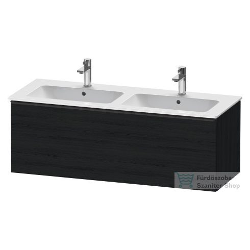 Duravit D-NEO 1280x462 mm-es 1 fiókos alsószekrény 233613 mosdóhoz,Black Oak DE426501616