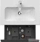 Duravit D-NEO 610x372 mm-es 1 fiókos alsószekrény 234263 mosdóhoz,Concrete Grey Matt Decor DE426800707