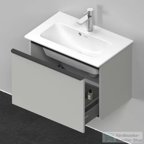 Duravit D-NEO 610x372 mm-es 1 fiókos alsószekrény 234263 mosdóhoz,Concrete Grey Matt Decor DE426800707
