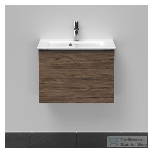 Duravit D-NEO 610x372 mm-es 1 fiókos alsószekrény 234263 mosdóhoz,Walnut Dark Decor DE426802121