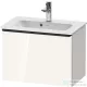 Duravit D-NEO 610x372 mm-es 1 fiókos alsószekrény 234263 mosdóhoz,White High Gloss Decor DE426802222