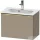 Duravit D-NEO 61x37,2 cm-es, 1 fiókos fali szekrény polírozott arany színű fogantyúval 234263XXX mosdóhoz, matt len DE4268034750000