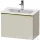Duravit D-NEO 61x37,2 cm-es, 1 fiókos fali szekrény polírozott arany színű fogantyúval 234263XXX mosdóhoz, matt taupe DE4268034910000