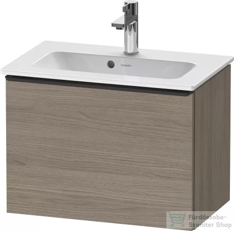 Duravit D-NEO 610x372 mm-es 1 fiókos alsószekrény 234263 mosdóhoz,Oak Terra DE426803535