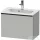 Duravit D-NEO 61x37,2 cm-es, 1 fiókos fali szekrény rozsdamentes fekete fogantyúval 234263XXX mosdóhoz, matt betonszürke DE42680BD070000