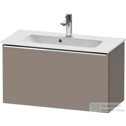   Duravit D-NEO 81x37,2 cm-es, 1 fiókos fali szekrény, króm fogantyúval, 234283XXX mosdóhoz, matt bazalt DE4269010430000