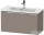 Duravit D-NEO 81x37,2 cm-es, 1 fiókos fali szekrény, króm fogantyúval, 234283XXX mosdóhoz, matt bazalt DE4269010430000