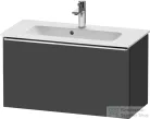 Duravit D-NEO 81x37,2 cm-es, 1 fiókos fali szekrény, króm fogantyúval, 234283XXX mosdóhoz, matt grafit DE4269010490000