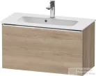 Duravit D-NEO 81x37,2 cm-es, 1 fiókos fali szekrény, króm fogantyúval, 234283XXX mosdóhoz, márványos tölgy DE4269010550000