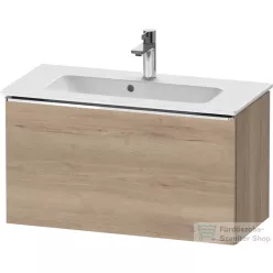   Duravit D-NEO 81x37,2 cm-es, 1 fiókos fali szekrény, króm fogantyúval, 234283XXX mosdóhoz, márványos tölgy DE4269010550000