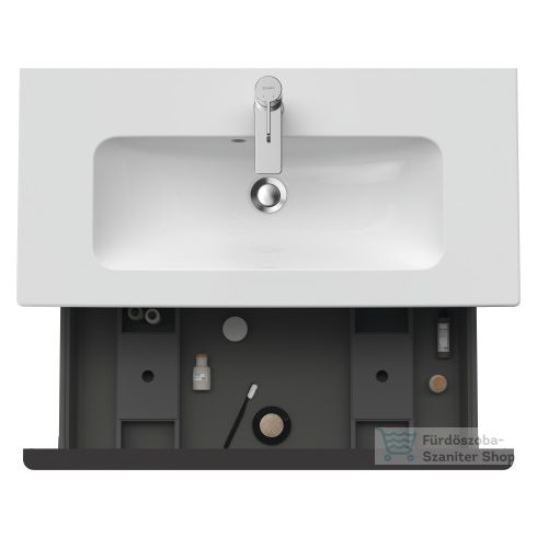 Duravit D-NEO 810x372 mm-es,1 fiókos függesztett szekrény 234283 mosdóhoz,Walnut Dark Decor DE426902121