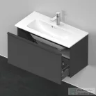 Duravit D-NEO 810x372 mm-es,1 fiókos függesztett szekrény 234283 mosdóhoz,Graphite Matt Decor DE426904949