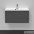 Duravit D-NEO 810x372 mm-es,1 fiókos függesztett szekrény 234283 mosdóhoz,Graphite Matt Decor DE426904949