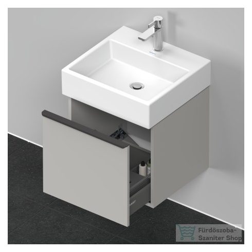Duravit D-NEO 484x442 mm-es,1 fiókos függesztett szekrény 235050 mosdóhoz,Concrete Grey Matt Decor DE427000707