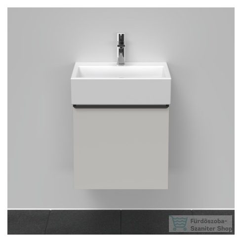 Duravit D-NEO 484x442 mm-es,1 fiókos függesztett szekrény 235050 mosdóhoz,Concrete Grey Matt Decor DE427000707