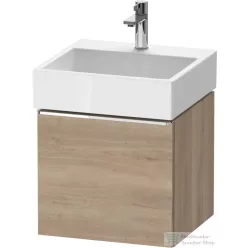   Duravit D-NEO 48,4x44,2 cm-es, 1 fiókos alsószekrény króm fogantyúval 235050 mosdóhoz, márványos tölgy DE4270010550000